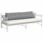 Cuscino per Schiena Grigio chiaro 200 x 19 x 50 cm Tessuto
