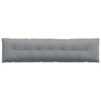 Cuscino per Schiena Grigio chiaro 200 x 19 x 50 cm Tessuto