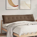 Cuscino per Schiena Marrone 200 x 19 x 50 cm Tessuto