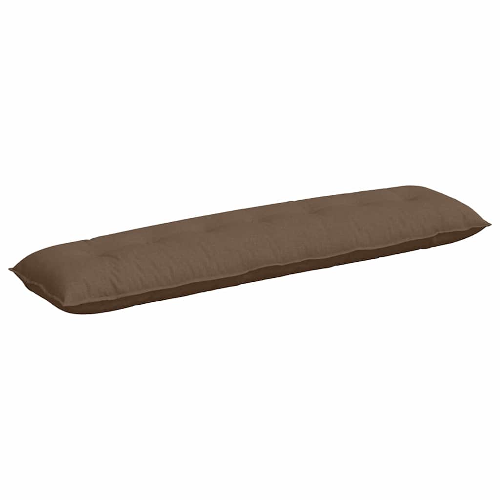 Cuscino per Schiena Marrone 200 x 19 x 50 cm Tessuto