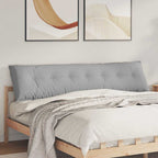 Cuscino per Schiena Grigio Nuvola 200 x 19 x 50 cm Tessuto