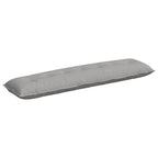 Cuscino per Schiena Grigio Nuvola 200 x 19 x 50 cm Tessuto