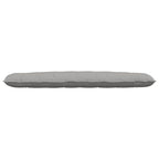 Cuscino per Schiena Grigio Nuvola 200 x 19 x 50 cm Tessuto