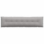 Cuscino per Schiena Grigio Nuvola 200 x 19 x 50 cm Tessuto