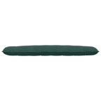 Cuscino per Schiena Verde Scuro 200 x 50 cm Tessuto in Cords
