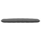 Cuscino per Schiena Grigio scuro 200 x 50 cm