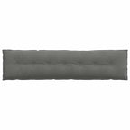 Cuscino per Schiena Grigio scuro 200 x 50 cm