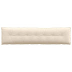 Cuscino per Schiena Beige 200 x 50 cm Tessuto in Microfibra