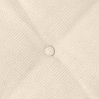 Cuscino per Schiena Crema 200 x 50 cm Tessuto in Cords