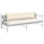 Cuscino per Schiena Crema 200 x 50 cm Tessuto in Cords