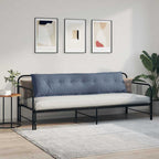 Cuscino per Schiena Blu 200 x 50 cm Tessuto in Cords