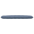 Cuscino per Schiena Blu 200 x 50 cm Tessuto in Cords