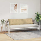 Cuscino per Schiena Grigio Verde 200 x 50 cm Tessuto in Cords