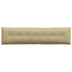 Cuscino per Schiena Grigio Verde 200 x 50 cm Tessuto in Cords