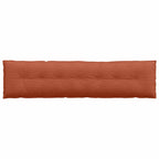 Cuscino per Schiena Rosso Arancio 200 x 50 cm Tessuto in Cords