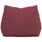 Cuscino per Schiena Rosso Vino 45 x 20 x 35 cm Tessuto