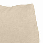 Cuscino per Schiena Crema 45 x 20 x 35 cm Tessuto
