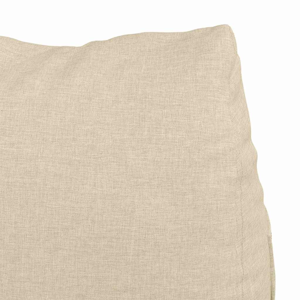 Cuscino per Schiena Crema 45 x 20 x 35 cm Tessuto