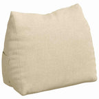 Cuscino per Schiena Crema 45 x 20 x 35 cm Tessuto