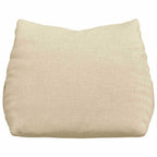 Cuscino per Schiena Crema 45 x 20 x 35 cm Tessuto