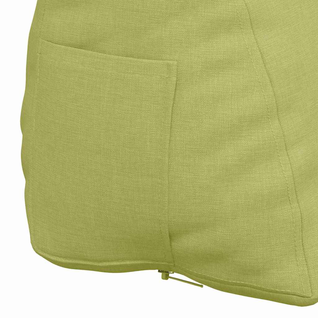 Cuscino per Schiena Verde chiaro 45 x 20 x 35 cm Tessuto