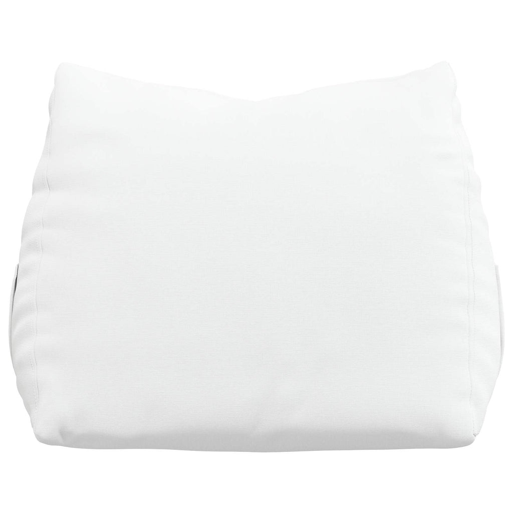 Cuscino per Schiena Bianco 45 x 20 x 35 cm Tessuto