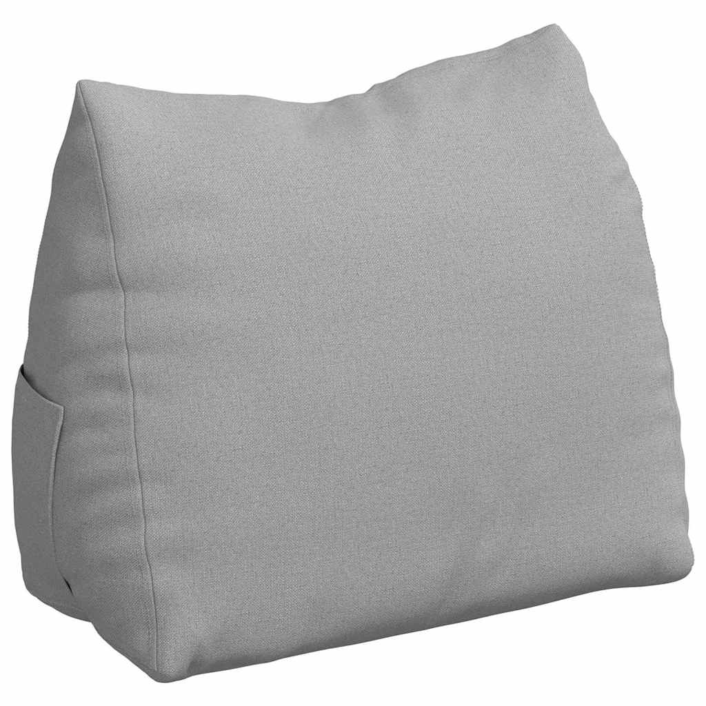 Cuscino per Schiena Grigio Nuvola 45 x 20 x 35 cm Tessuto