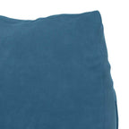 Cuscino per Schiena Blu 45 x 20 x 35 cm Tessuto in Cords