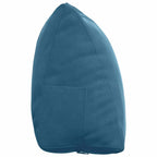 Cuscino per Schiena Blu 45 x 20 x 35 cm Tessuto in Cords