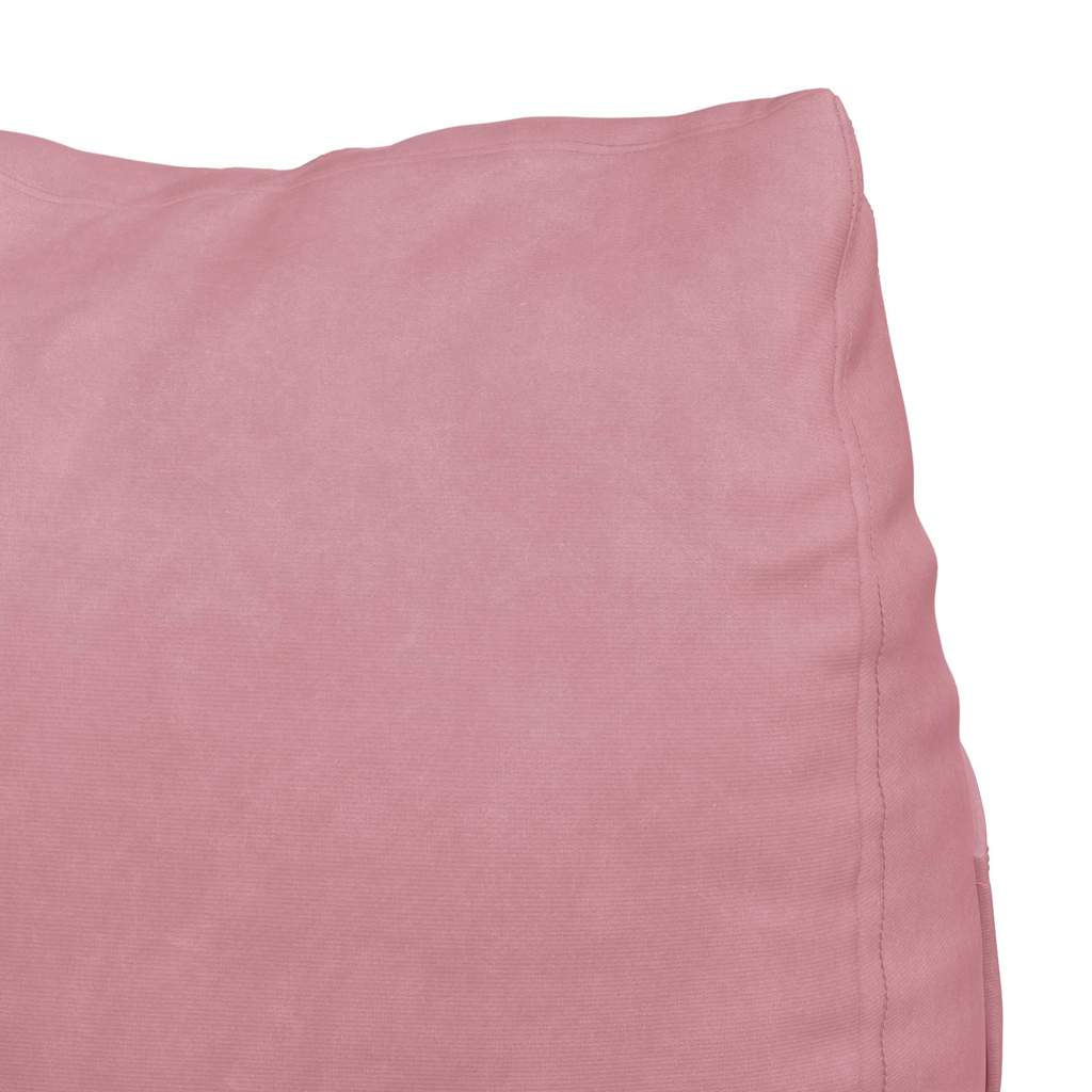 Cuscino per Schiena Rosa 45 x 20 x 35 cm Tessuto in Cords