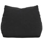 Cuscino per Schiena Nero 45 x 20 x 35 cm Tessuto in Cords