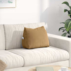 Cuscino per Schiena Marrone 45 x 20 x 35 cm Tessuto in Cords