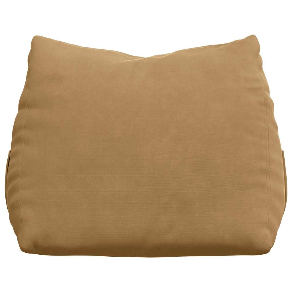 Cuscino per Schiena Marrone 45 x 20 x 35 cm Tessuto in Cords