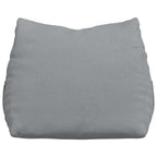 Cuscino per Schiena Grigio chiaro 60 x 20 x 50 cm Tessuto
