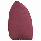 Cuscino per Schiena Rosso Vino 60 x 20 x 50 cm Tessuto