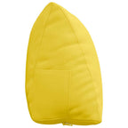 Cuscino per Schiena Giallo Chiaro 60 x 20 x 50 cm Tessuto