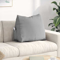 Cuscino per Schiena Grigio Nuvola 60 x 20 x 50 cm Tessuto