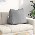 Cuscino per Schiena Grigio Nuvola 60 x 20 x 50 cm Tessuto