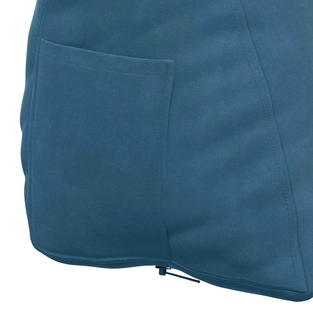 Cuscino per Schiena Blu 60 x 20 x 50 cm Tessuto in Cords