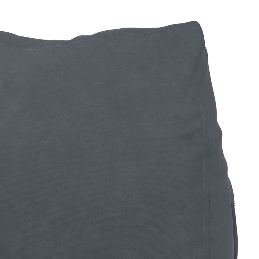 Cuscino per Schiena Grigio scuro 60 x 20 x 50 cm