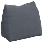 Cuscino per Schiena Grigio scuro 60 x 20 x 50 cm