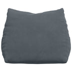 Cuscino per Schiena Grigio scuro 60 x 20 x 50 cm