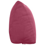 Cuscino per Schiena Rosso Vino 60 x 20 x 50 cm Tessuto in Cords