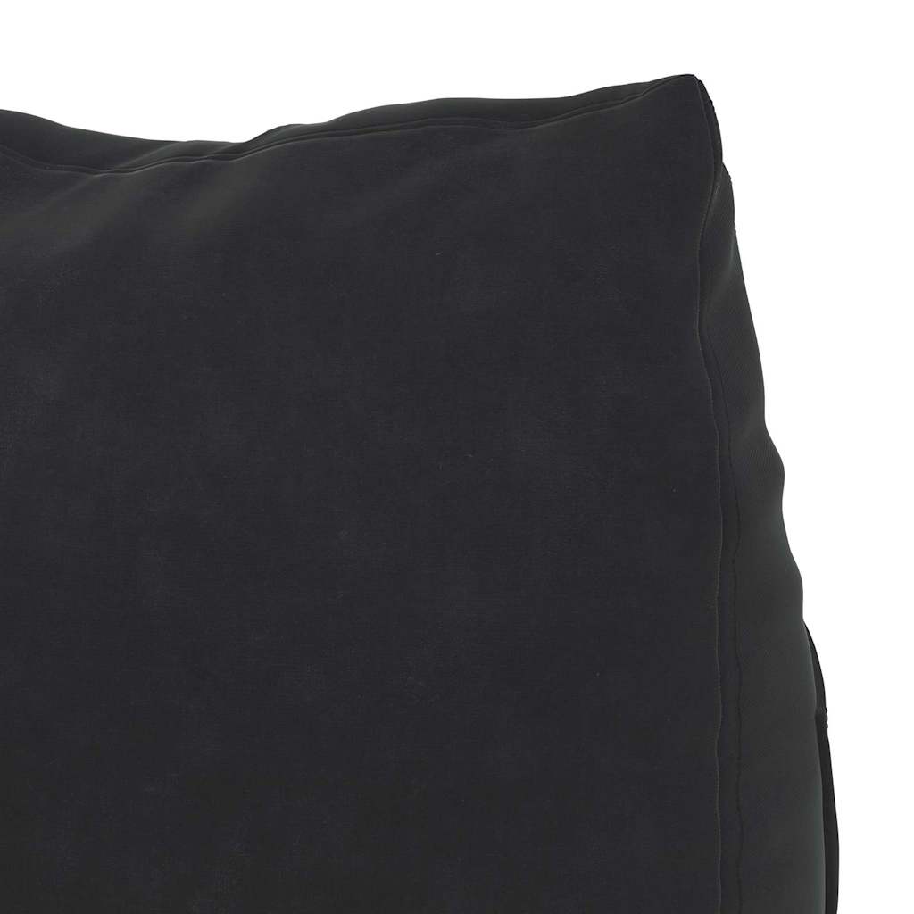 Cuscino per Schiena Nero 60 x 20 x 50 cm Tessuto in Cords