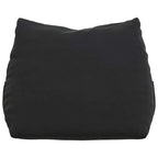Cuscino per Schiena Nero 60 x 20 x 50 cm Tessuto in Cords