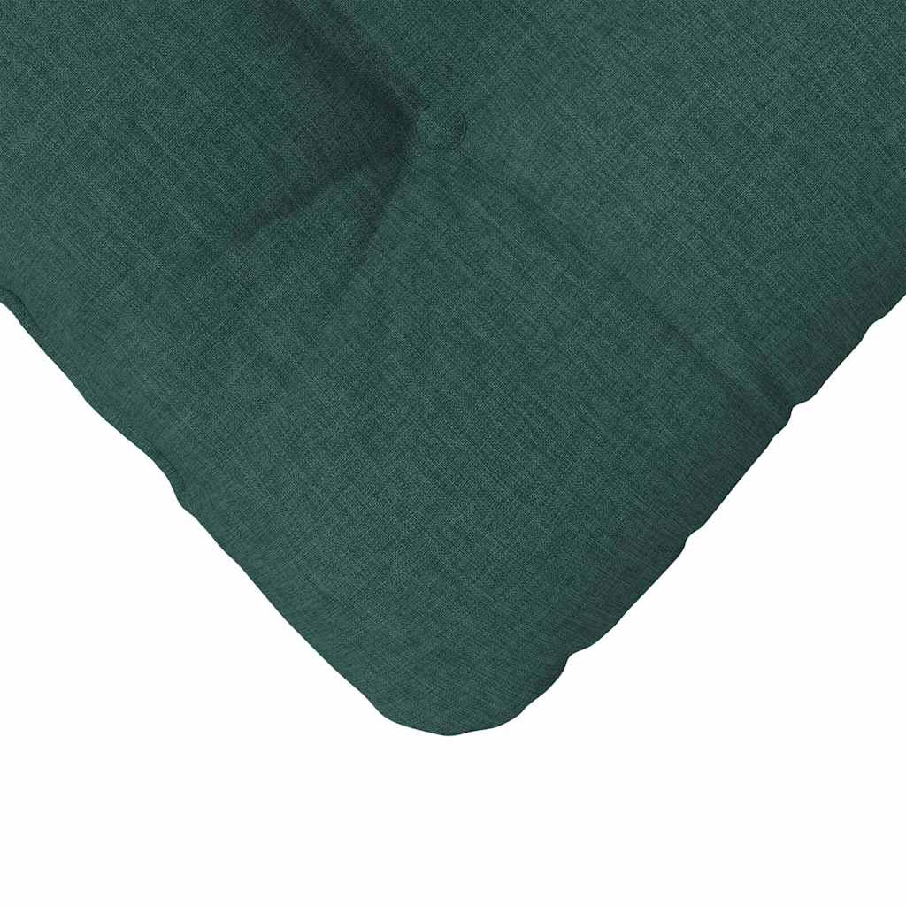 Cuscini per Seduta 4 pcs Verde Scuro 40 x 40 x 12 cm Tessuto