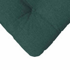 Cuscini per Seduta 4 pcs Verde Scuro 40 x 40 x 12 cm Tessuto