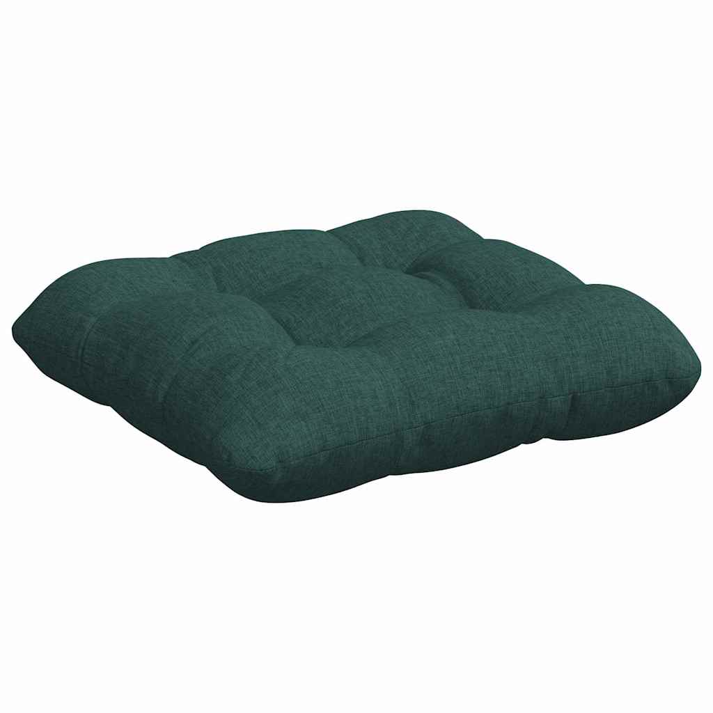 Cuscini per Seduta 4 pcs Verde Scuro 40 x 40 x 12 cm Tessuto