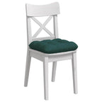Cuscini per Seduta 4 pcs Verde Scuro 40 x 40 x 12 cm Tessuto