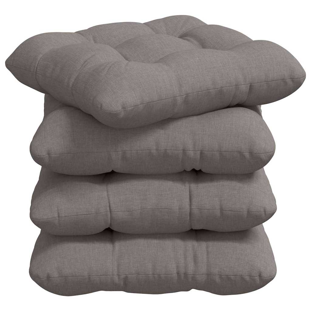 Cuscini per Seduta 4 pcs Talpa 40 x 40 x 12 cm Tessuto